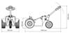 Ciągnik, holownik elektryczny do transportu wózków (maks. nośność ciągnika: 4000 kg) 00078970