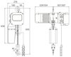 Elektryczna wciągarka łańcuchowa hakowa Unicraft (udźwig: 2 T, wysokość podnoszenia: 6m) 32268927